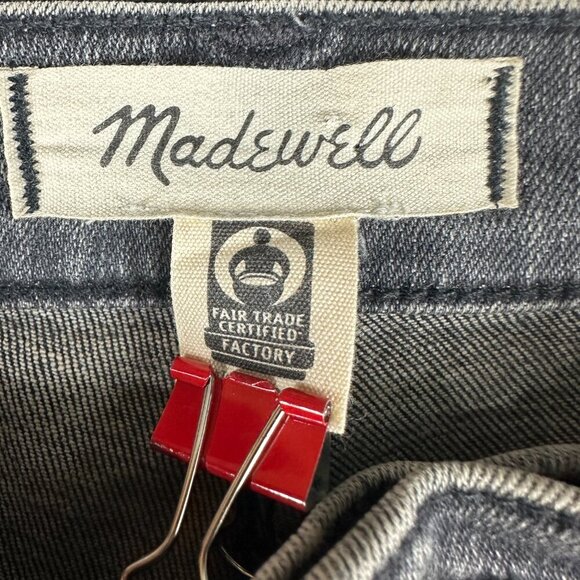 Madewell Jeans Womens 26 10 in High Rise Skinny Gray Cotton Stretch Pockets - Picture 4 of 9